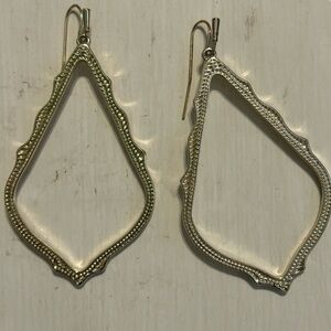 Kendra Scott “Sophee” Gold Teardrop Earrings